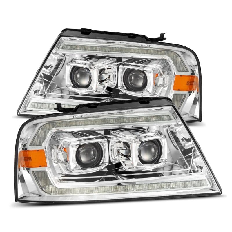 AlphaRex — AlphaRex 04-08 Ford F150 PRO-Series Projector Headlights Black w/ Sequential Signal and DRL
Projector Headlights