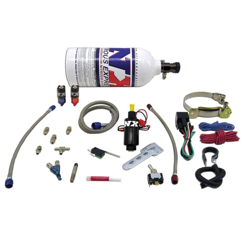 Nitrous Express — Nitrous Express Single Cyl Piranha Nitrous Kit w/2.5lb Bottle
Injection System Kit
N2OSys