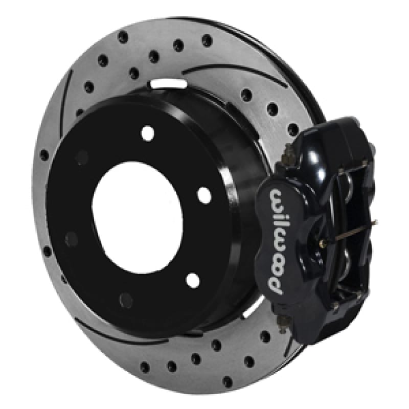 Wilwood — Wilwood 63-87 C10/C15 Dynalite BLK Calipers 12.19in x .81in D/S Rotors 6-Lug Rear Disc Brake Kit