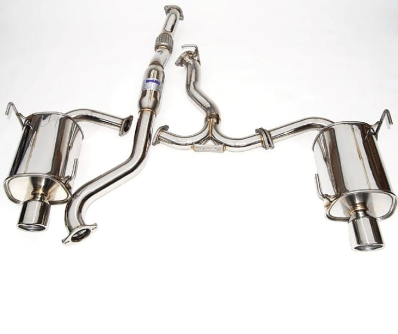 Invidia — Invidia 2014-2016 Subaru Forester XT Q300 w/ Rolled Polished Tips Cat-Back Exhaust