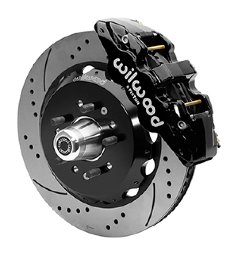 Wilwood — Wilwood 55-57 Chevy Bel Air Aerolite 6R Kit, 5 x 4.50in/4.75in Hub - 14.00in D&S Rotor