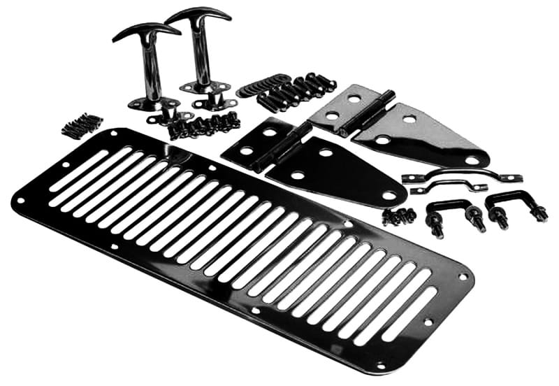 Rampage — Rampage 1987-1995 Jeep Wrangler(YJ) Hood Set - Black
Hood Appearance Set