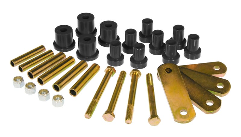Prothane — Prothane 63-72 Chrysler A Body HD Spring & Shackles Bushings - Black
SPRING/SHACKLE BUSH
