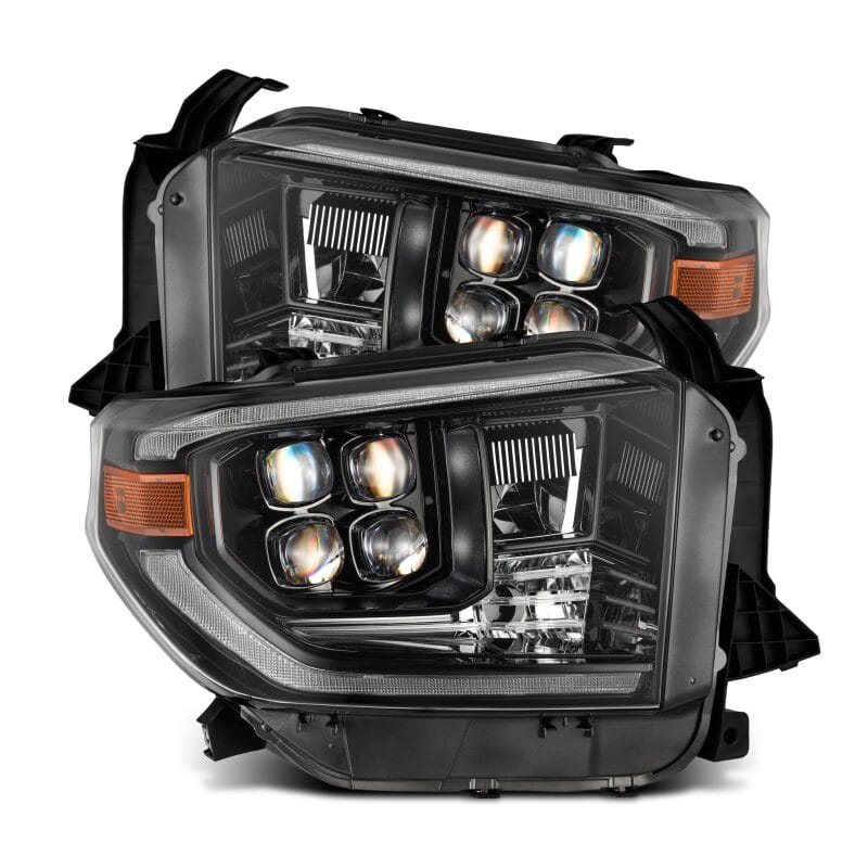 AlphaRex — AlphaRex 14-21 Toyota Tundra NOVA-Series LED Proj Headlights Alpha-Blk w/Actv Light & Seq. Sig + DRL
Projector Headlights