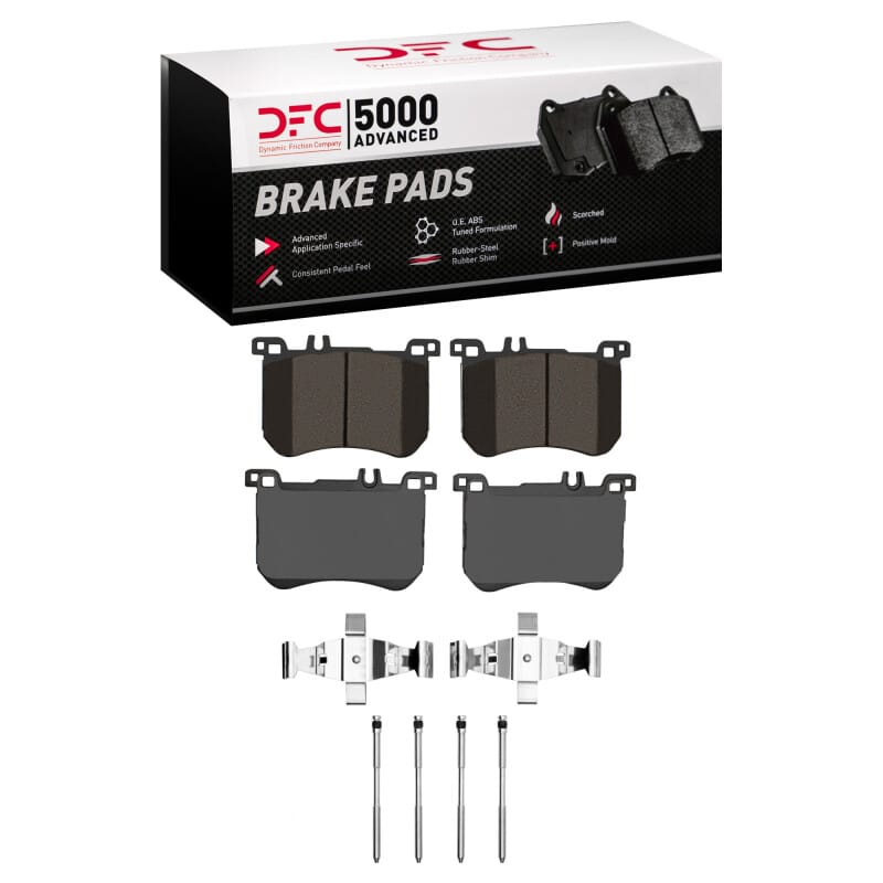 DFC — DFC 13-20 Mercedes-Benz SL450 Front 5000 Advanced Low Metallic Brake Pads and Hardware Kit
DFC Brake Pad Set