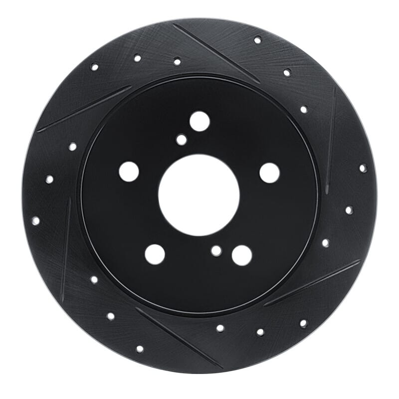 R1 Concepts — R1 18-22 Toyota C-HR Rear Right Drilled & Slotted Black Brake Rotor
R1 Brake Rotor Drill