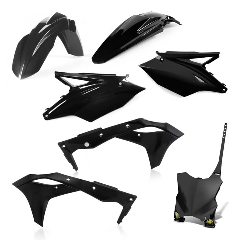 Cycra — Cycra 17-20 Kawasaki KX250F 5-pc Replica Body Kit - Black