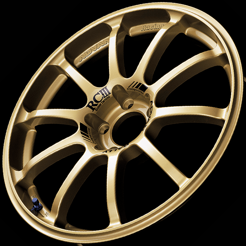 Advan — Advan RCIII 18x8.5 +38mm 5x114.3 Racing Gold Wheel