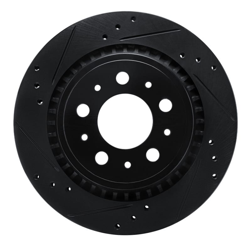 R1 Concepts — R1 00-00 Volvo V70 Rear Left Drilled & Slotted Black Brake Rotor
R1 Brake Rotor Drill