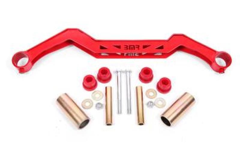 BMR Suspension — BMR 79-93 Ford Mustang Transmission Crossmember TH350/PG/700R4/C4/C6/AOD/4L60 - Red