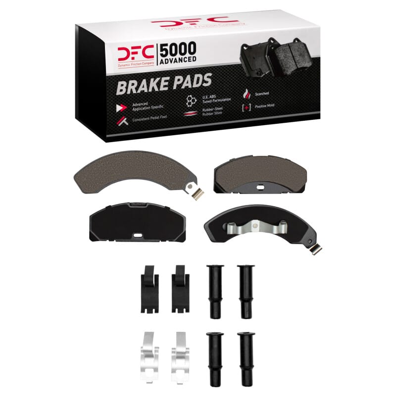 DFC — DFC 79-81 Ford Mustang Front 5000 Advanced Semi Metallic Brake Pads and Hardware Kit
DFC Brake Pad Set
