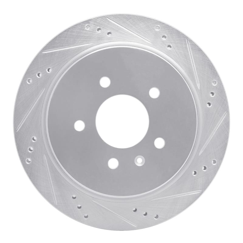 R1 Concepts — R1 03-11 Cadillac CTS Rear Right Drilled & Slotted Silver Brake Rotor
R1 Brake Rotor Drill