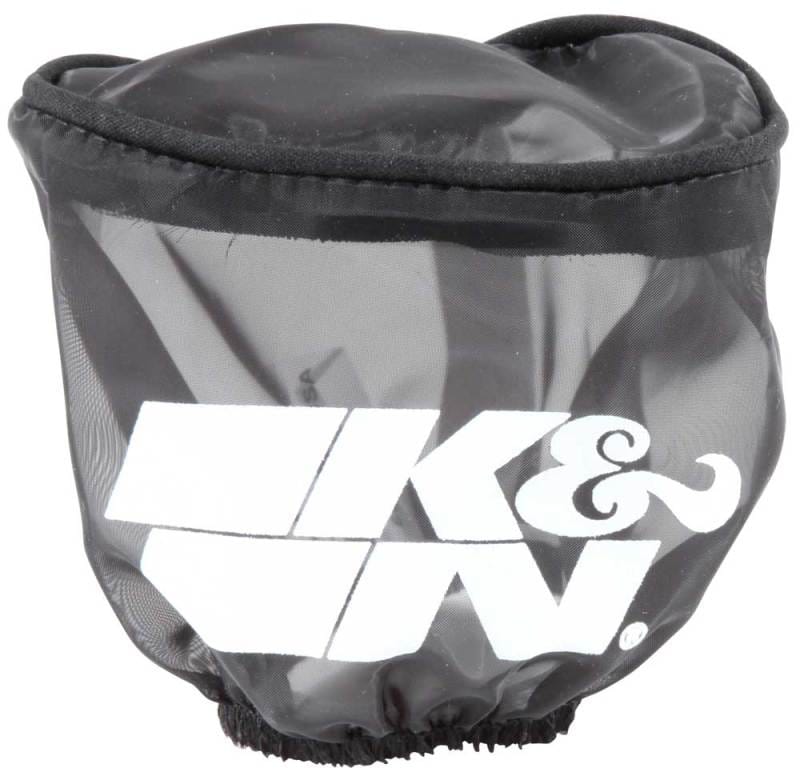 K&N Engineering — K&N Air Filter Wrap Black Oval Tapered 3.75in Base I/S Width x 2.5in Top I/S Width x 2.75in H