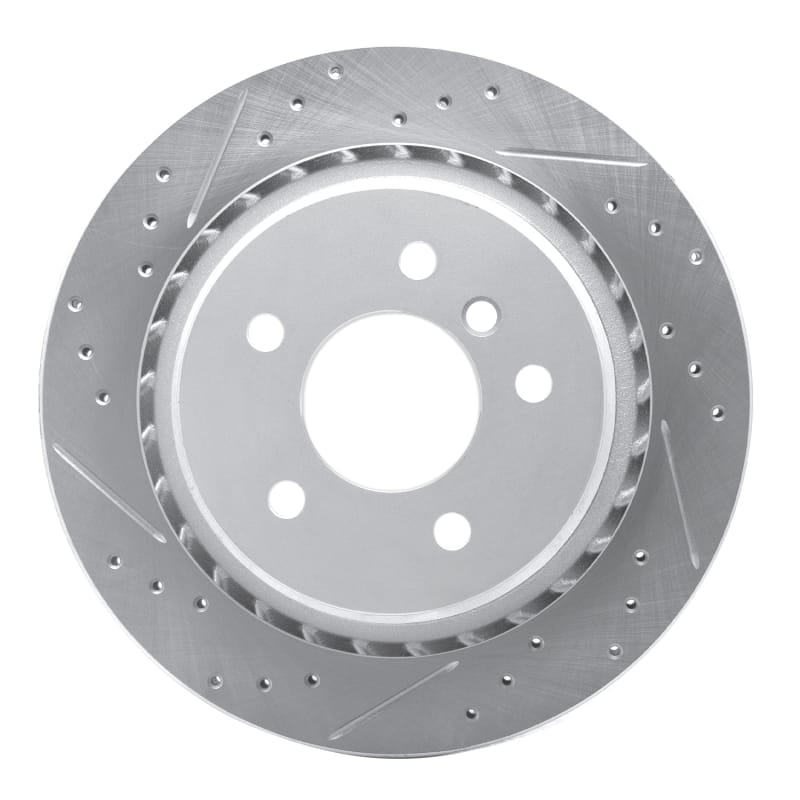 R1 Concepts — R1 95-02 BMW Z3 Right Rear Drilled & Slotted Geo-Carbon Rotor