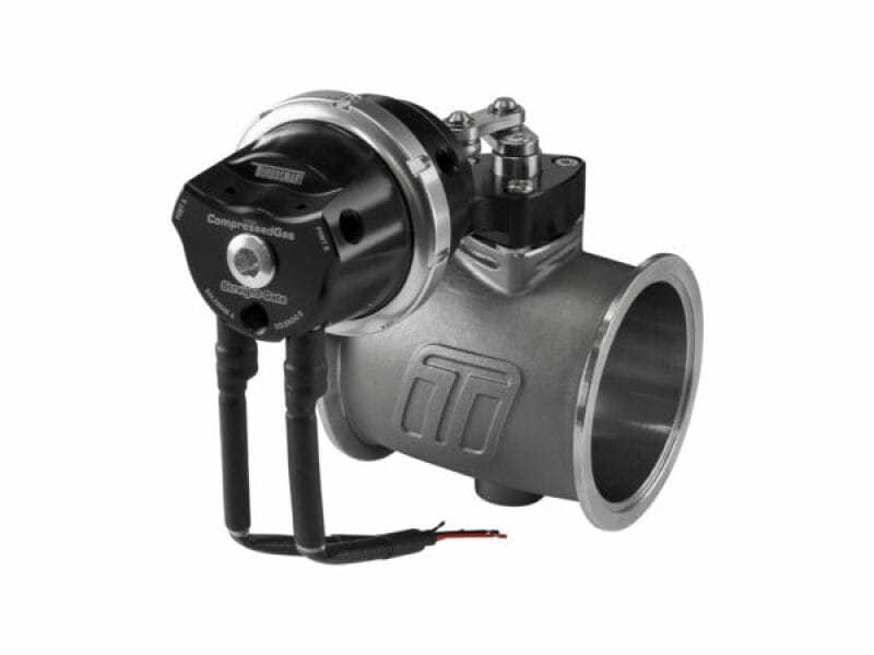 Turbosmart — Turbosmart PSG76CG 7PSI Compressed Gas Solenoid Pneumatic StraightGate76 - Black