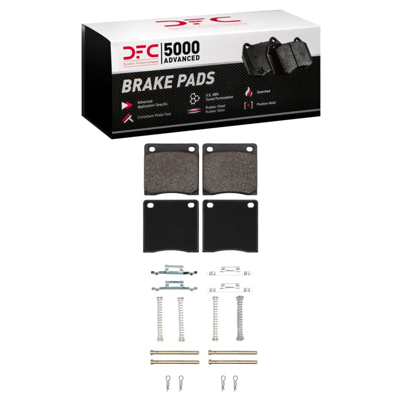 DFC — DFC 70-82 Honda Civic Front 5000 Advanced Semi Metallic Brake Pads and Hardware Kit
DFC Brake Pad Set