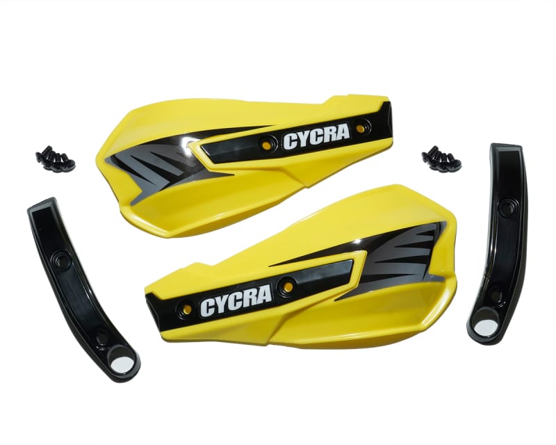 Cycra — Cycra Vortex Replacement Hand Shields w/Abrasion Guards - Yellow