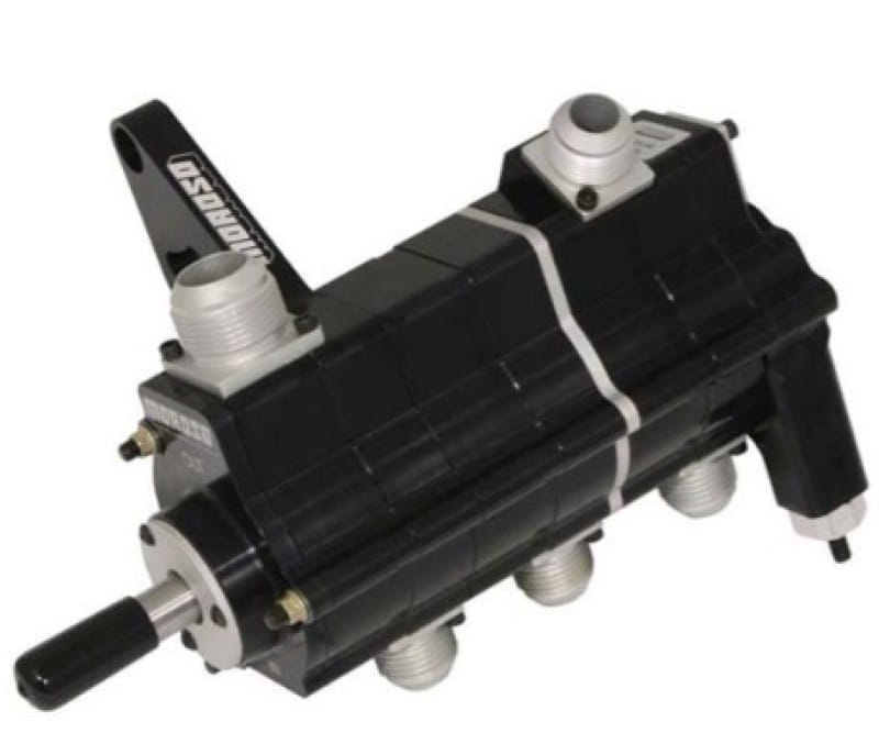 Moroso — Moroso Black Series Dragster 3 Stage Dry Sump Oil Pump - Left Side - 1.100 Pressure