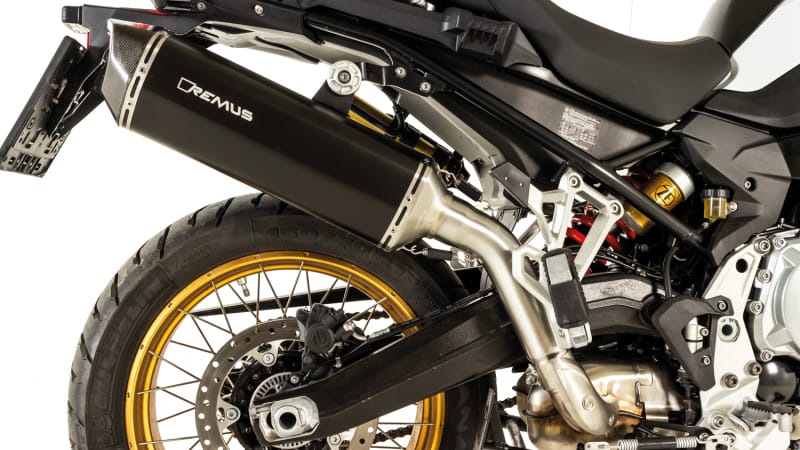 Remus — Remus 2018 BMW F 750 GS 4G85 57 kW (Euro 4) Black Hawk Slip On w/Connection Tube
Remus 2018 BMW F 750 GS 4G85 57 kW (Euro 4) Black Hawk Black Slip On