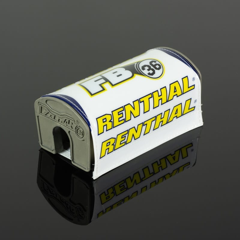 Renthal — Renthal Fatbar 36 Pad - White/ Blue/ Yellow