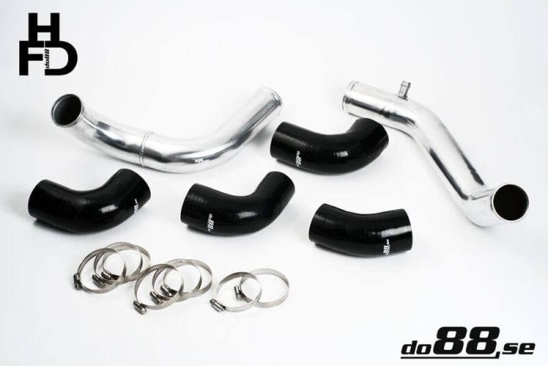 do88 — do88 Volvo 7/940 Turbo Center Connection Pipe Kit Black Hoses standard TB