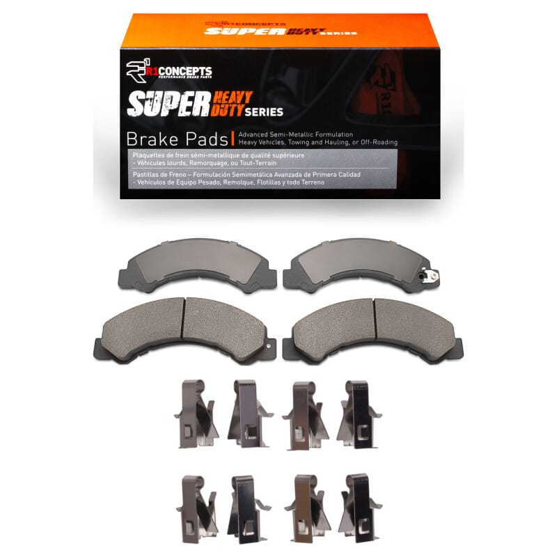 R1 Concepts — R1 2012-2020 Hino 155 Fr and Rr R1 Super Duty Pads & Hardware Kit
R1 Dty Pds & Hrdw Kt