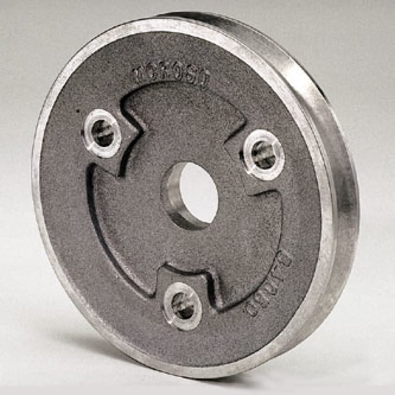 Moroso — Moroso Chevrolet Small Block (w/Short Pump) Crankshaft Pulley - Single Groove - Cast Aluminum