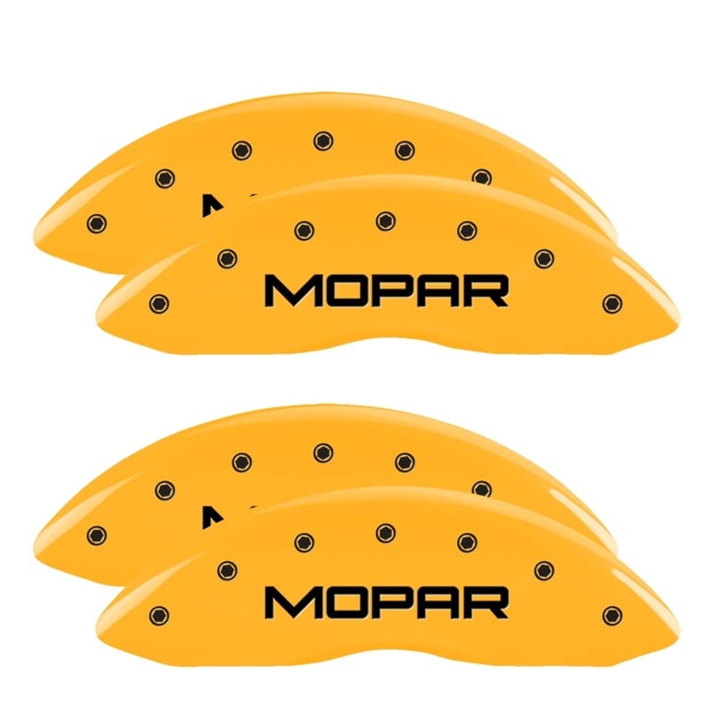 MGP — MGP 4 Caliper Covers Engraved Front & Rear Mopar Yellow Finish Black Char 2001 Dodge Viper
Caliper Covers