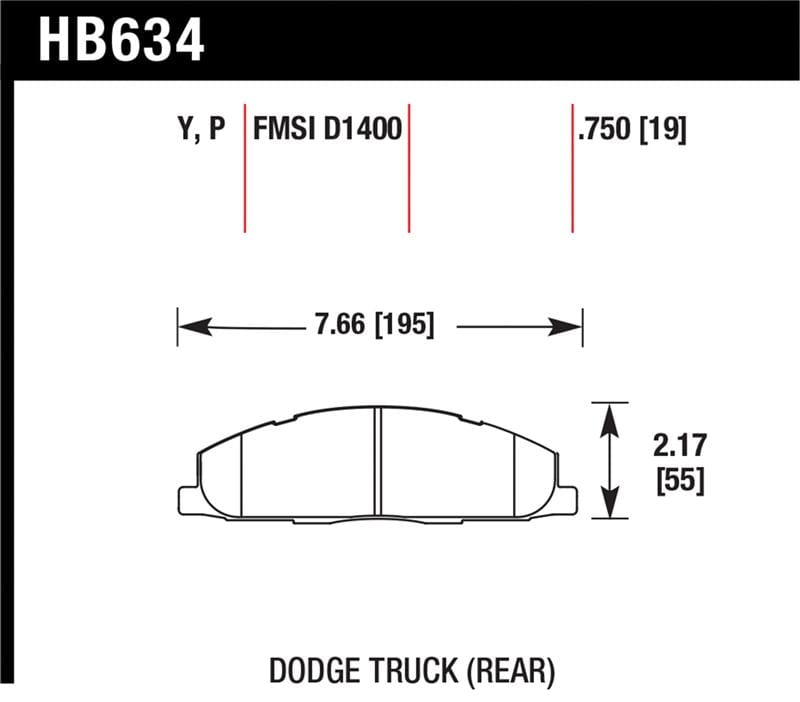Hawk Performance — SuperDuty Disc Brake Pad