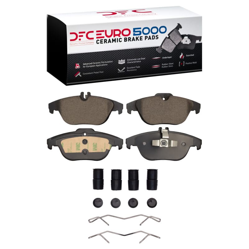 DFC — DFC 08-17 Mercedes-Benz C200 (Mexico) Rear Euro 5000 Ceramic Brake Pads and Hardware Kit
DFC EURO Pads + HW