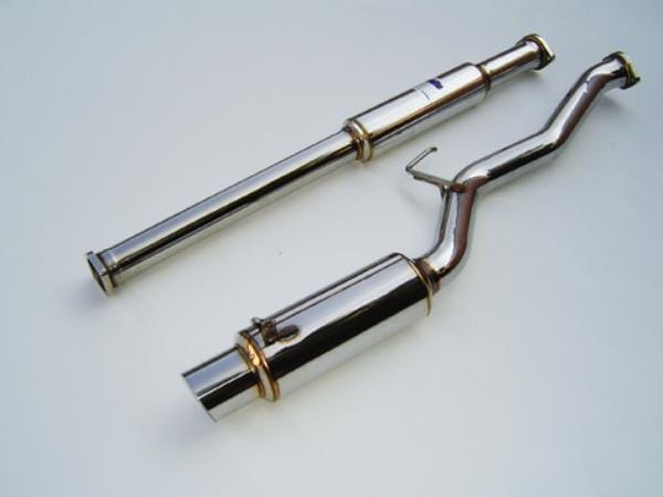 Invidia — Invidia 03+ Evo 76mm REGULAR Stainless Steel Tip Cat-back Exhaust