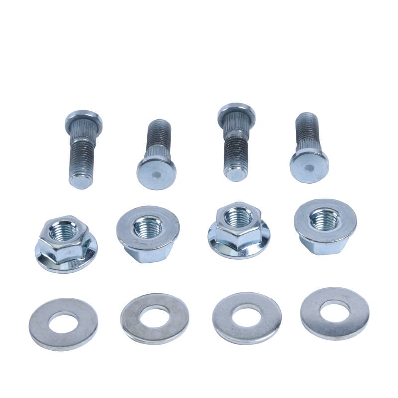 QuadBoss — Wheel Stud & Nut Kit, Front/Rear, Black