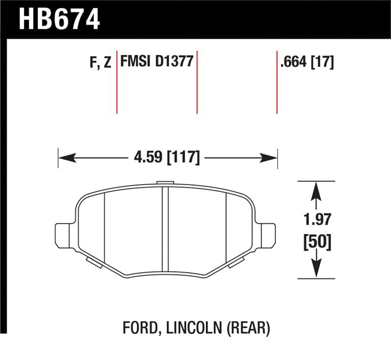 Hawk Performance — HPS Disc Brake Pad