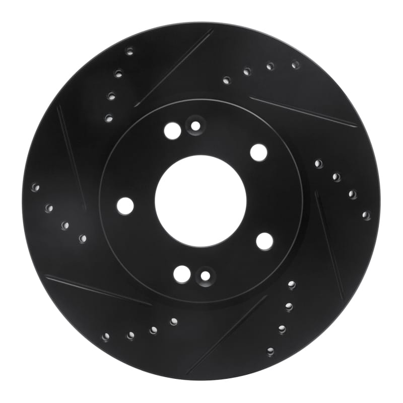 R1 Concepts — R1 2011-2025 Hyundai Elantra Coupe Front Left Drilled & Slotted Black Brake Rotor
R1 Brake Rotor Drill