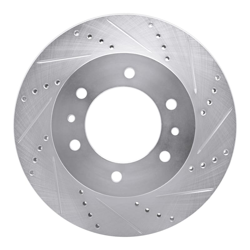 R1 Concepts — R1 06-10 Hummer H3T Front Right Drilled & Slotted Silver Brake Rotor
R1 Brake Rotor Drill