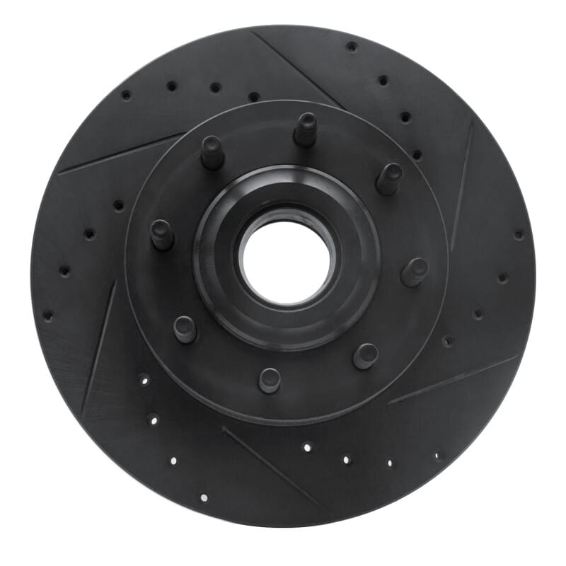 R1 Concepts — R1 11-25 Ford F-350 Super Duty 2WD Front Right Drilled & Slotted Black Brake Rotor
R1 Brake Rotor Drill