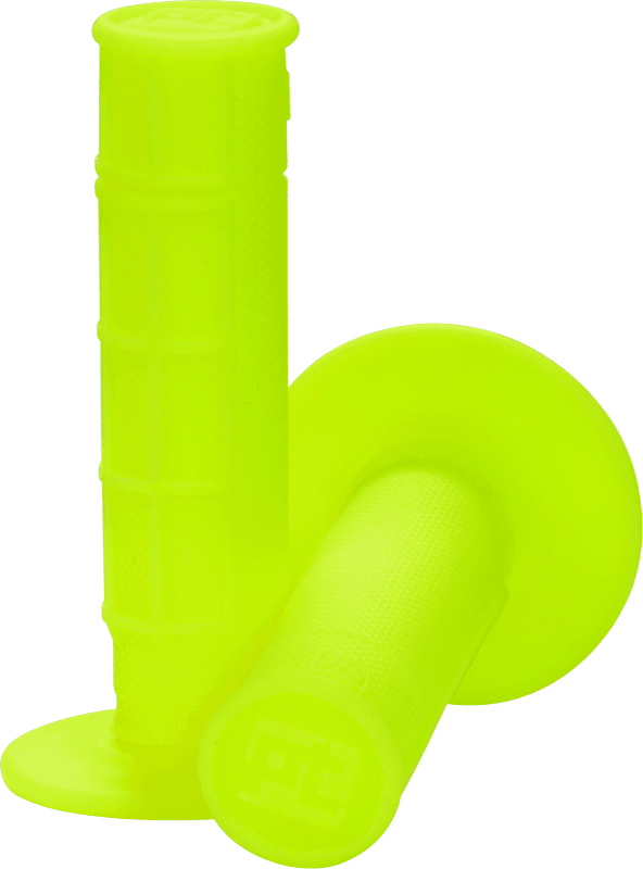 ProTaper — Handlebar Grip - Half Waffle Neon Yellow