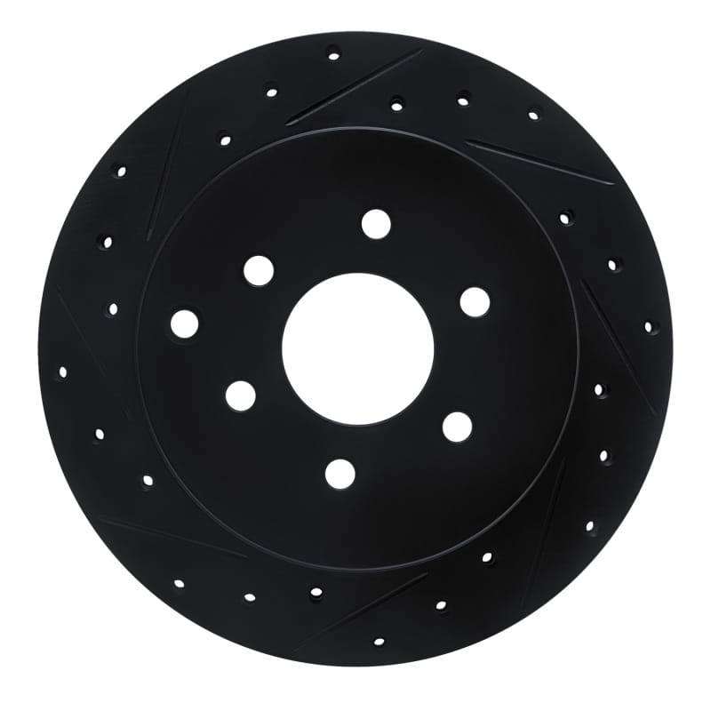 R1 Concepts — R1 05-12 Nissan Pathfinder Rear Left Drilled & Slotted Black Brake Rotor
R1 Brake Rotor Drill