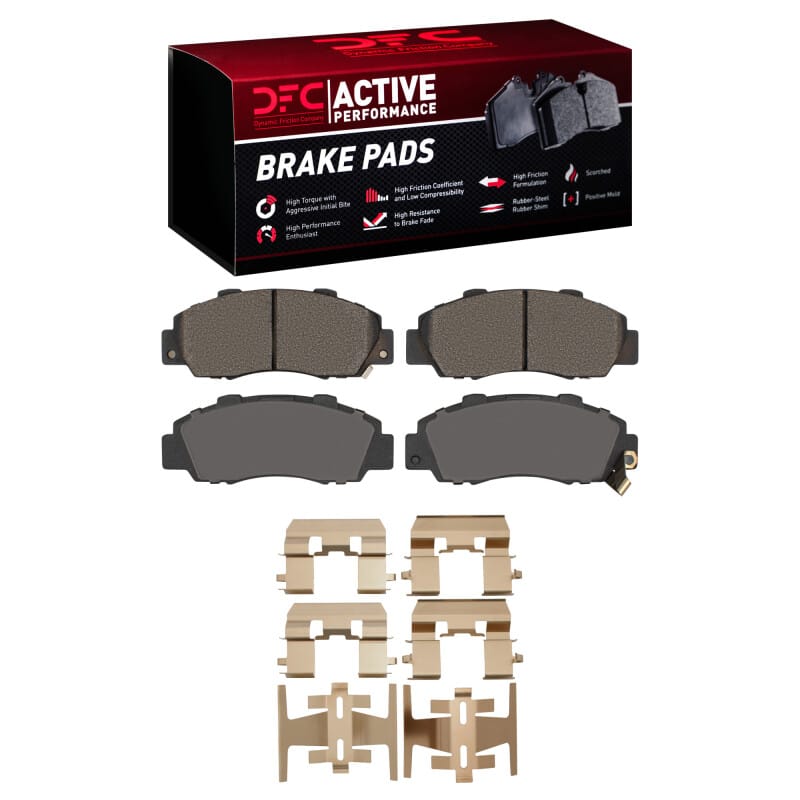 DFC — DFC 91-02 Acura LEGEND Front Active Performance Pads and Hardware Kit
DFC Brake Pad Set