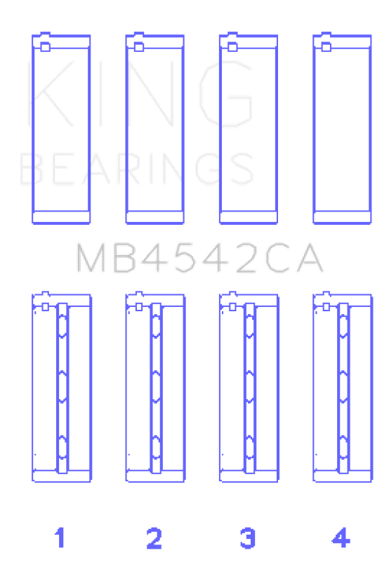 King Engine Bearings — King Engine Bearings Nissan Vq20DE/Vq25Dd/Vq30DE/Dd/DET/Vq35DE (Size +0.75mm) Main Bearing Set
Engine Bearing