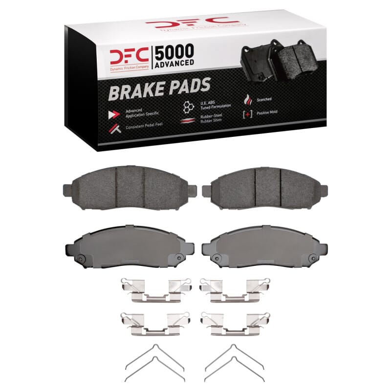 DFC — DFC 05-25 Chevrolet City Express Front 5000 Advanced Ceramic Brake Pads and Hardware Kit
DFC Brake Pad Set