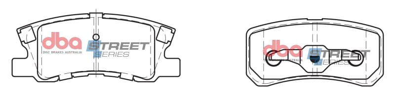 DBA — DBA 11-14 Chrysler 200 (302mm Rear Rotor) Street Series Rear Brake Pads
Brake Pad