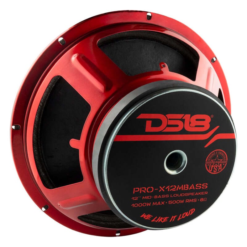 DS18 — DS18 12in 500 Watts RMS 8 ohm Mid-Bass Loudspeaker