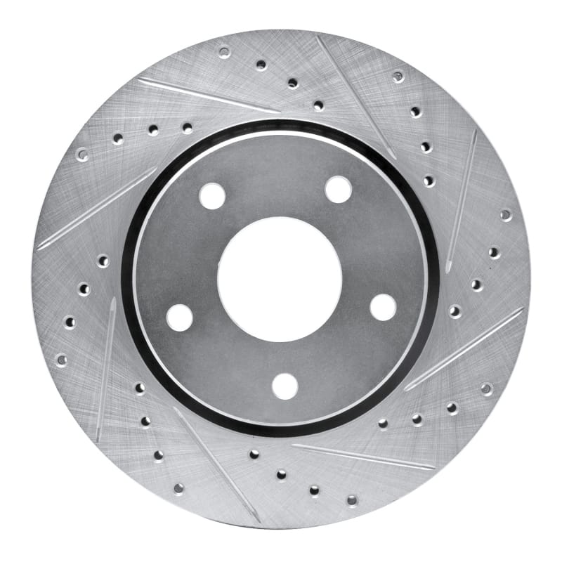 R1 Concepts — R1 08-16 Chrysler Town & Country Front Right Drilled & Slotted Silver Brake Rotor
R1 Brake Rotor Drill