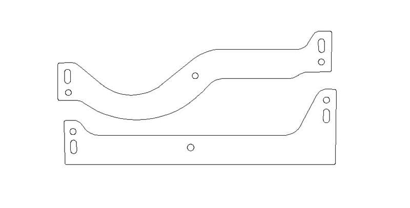 Cometic Gasket — Chrysler LA V8 Intake Rail Gasket Kit