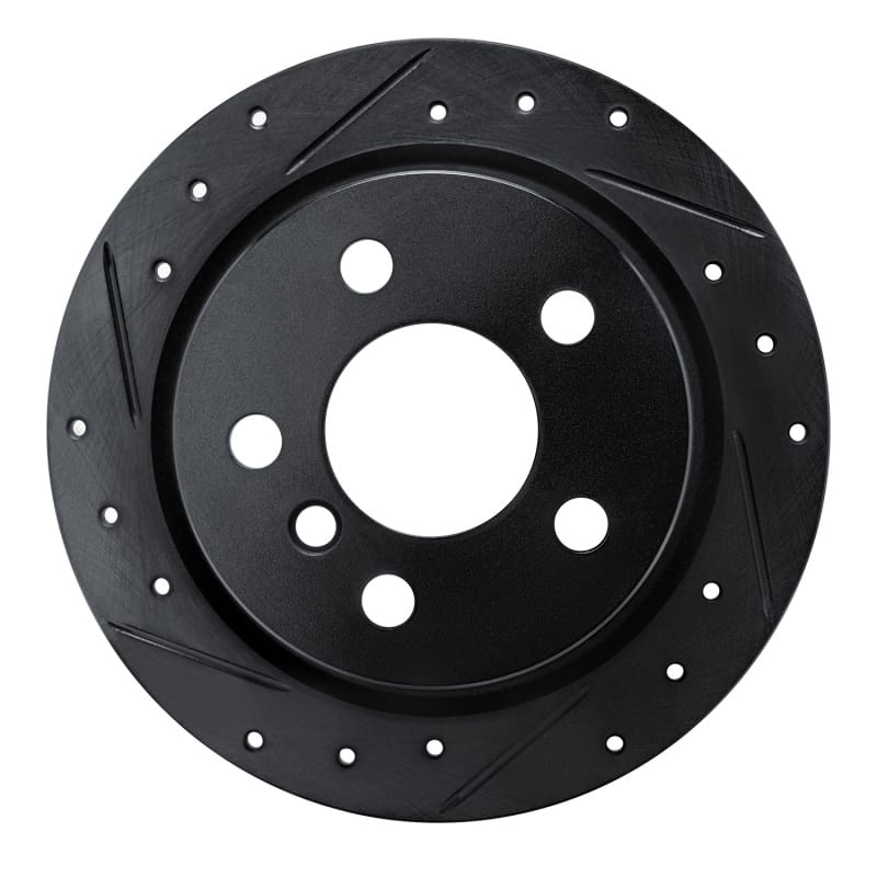 R1 Concepts — R1 14-24 Mini Cooper (Excl Clubman) Rear Left Drilled & Slotted Black Brake Rotor
R1 Brake Rotor Drill