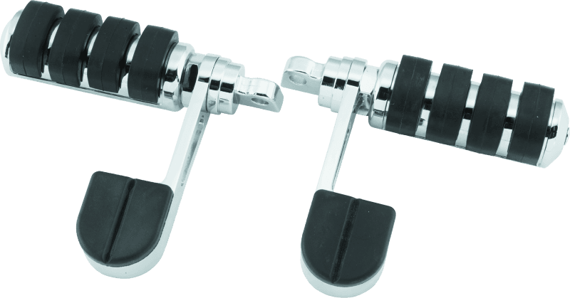 Kuryakyn — ISO Peg Stirrups With Large Pegs With Male Mount Adapter Chrome