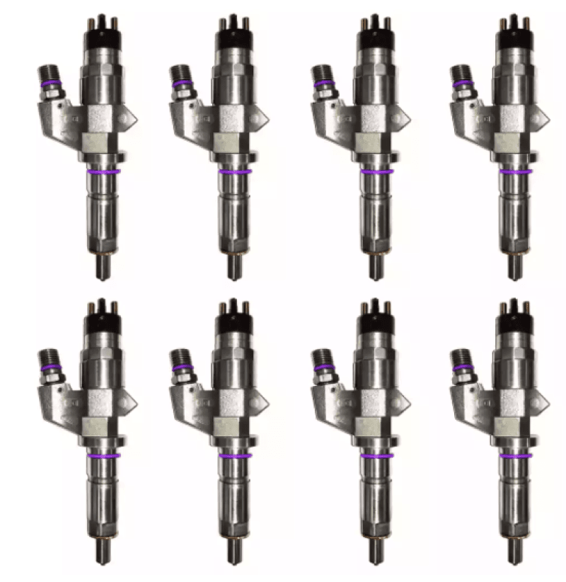 Exergy — Exergy 01-04 Chevrolet Duramax 6.6L LB7 Reman 100% Over Injector - Set of 8