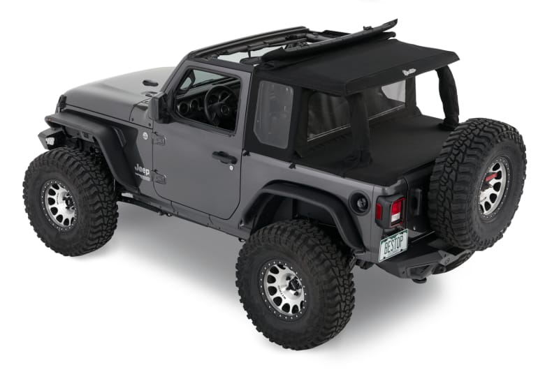 Bestop — Bestop 18-26 Jeep Wrangler JL 2-Door Halftop Conversion Kit (Premium Black Twill)
Halftop Kit