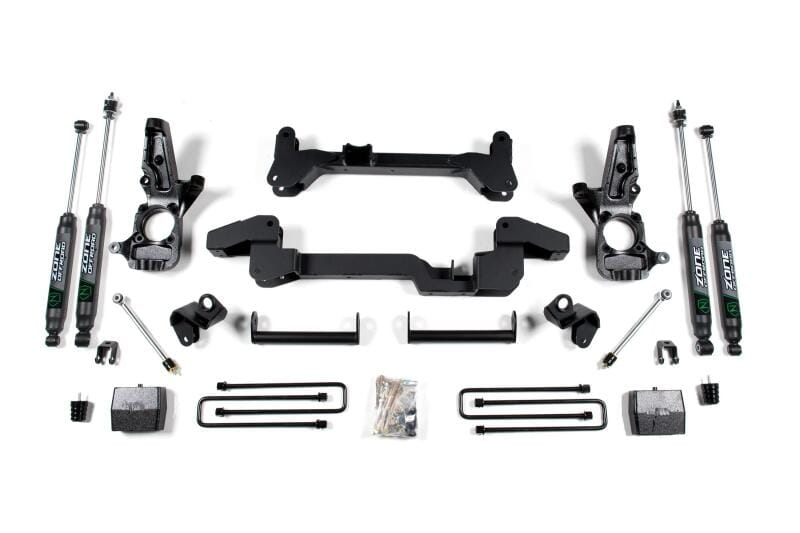 Zone Offroad — Zone Offroad 01-10 GM C2500 HD 6in Suspension Lift - Fox